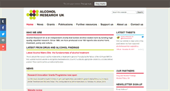 Desktop Screenshot of alcoholresearchuk.org